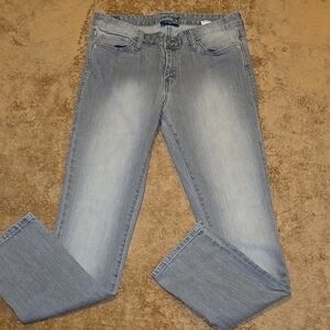 Levi's Gray Silver Mid-Rise Straight 552 Jeans Size 8